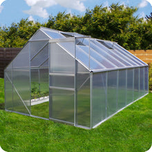 Afbeelding in Gallery-weergave laden, Floraya - Tuinkas - Zilver of Groen - Diverse afmetingen - Nokhoogte 205cm