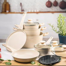 Afbeelding in Gallery-weergave laden, Floraya - 12-delige pannenset - Klausberg - geschikt voor alle hittebronnen