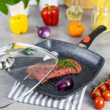 Afbeelding in Gallery-weergave laden, Floraya - Kinghoff Grillpan met afneembaar handvat - 24x24x4.5 cm