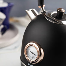 Afbeelding in Gallery-weergave laden, Floraya - Klausberg waterkoker 1,7L met thermometer- Diverse kleuren - Draadloos
