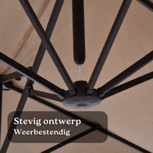 Afbeelding in Gallery-weergave laden, Floraya - Dubbele Parasol - 450x265cm - Hoogte 245cm - Antraciet
