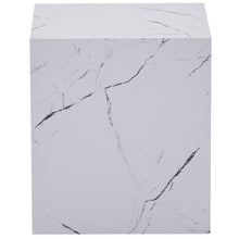 Afbeelding in Gallery-weergave laden, Floraya - Bijzettafel Cuboid - Marmerlook - diverse kleuren - 55x55x40 cm
