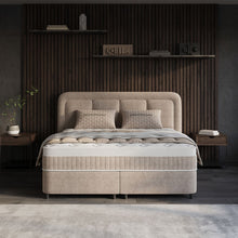 Afbeelding in Gallery-weergave laden, Floraya - Boxspring Velar Beige - met opbergruimte - 140/160/180 x 200cm
