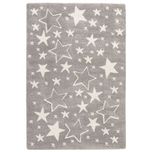 Afbeelding in Gallery-weergave laden, Floraya - Vloerkleed - Shooting stars - zilver - 80x150cm / 120x170cm - Laagpolig
