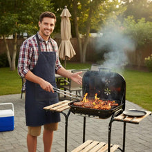 Afbeelding in Gallery-weergave laden, Floraya - Houtskoolbarbecue M- Met ingebouwde thermometer - Zwart
