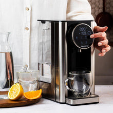 Afbeelding in Gallery-weergave laden, Floraya - Klausberg Heetwater dispenser met LED display - Zwart/Zilver

