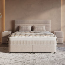 Afbeelding in Gallery-weergave laden, Floraya - Boxspring Horizon Beige - met opbergruimte - 140/160/180 x 200cm
