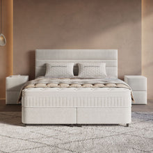 Afbeelding in Gallery-weergave laden, Floraya - Boxspring Horizon Off-White - met opbergruimte - 140/160/180 x 200cm
