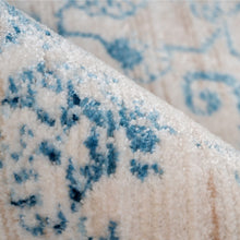 Afbeelding in Gallery-weergave laden, Floraya - Vloerkleed Barok - Blauw - Diverse afmetingen - 10mm dik - Laagpolig
