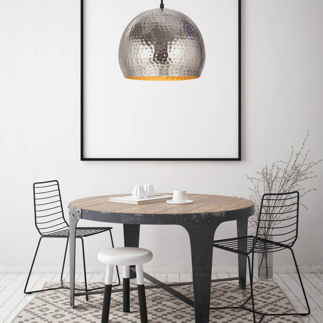 Floraya - Hanglamp Industrie plant - metaal - 27x27x21 cm