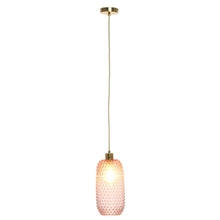 Afbeelding in Gallery-weergave laden, Floraya - Glazen Hanglamp Bubbles - Grijs of Roze - 15x15x34 cm
