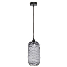 Afbeelding in Gallery-weergave laden, Floraya - Glazen Hanglamp Bubbles - Grijs of Roze - 15x15x34 cm
