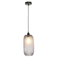Afbeelding in Gallery-weergave laden, Floraya - Glazen Hanglamp Bubbles - Grijs of Roze - 15x15x34 cm
