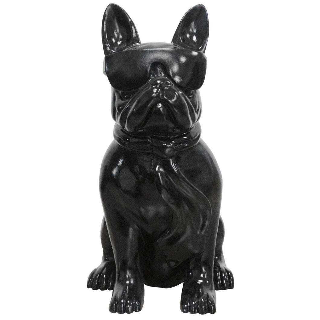 Floraya - Beeld Bulldog - Zwart of Wit - 19x27x37 cm (LxBxH)