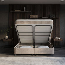 Afbeelding in Gallery-weergave laden, Floraya - Boxspring Velar Beige - met opbergruimte - 140/160/180 x 200cm
