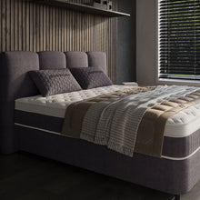 Afbeelding in Gallery-weergave laden, Floraya - Boxspring Allure Antraciet - met opbergruimte - 140/160/180 x 200cm

