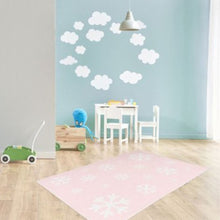 Afbeelding in Gallery-weergave laden, Floraya - Vloerkleed - Snowflake - Roze - 120x180cm / 160x160cm - Laagpolig
