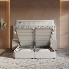 Afbeelding in Gallery-weergave laden, Floraya - Boxspring Royal XL Beige - met opbergruimte - 160/180 x 200cm
