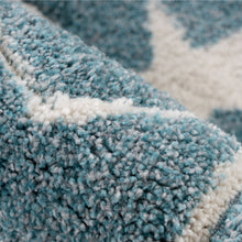 Afbeelding in Gallery-weergave laden, Floraya - Vloerkleed - Shooting Stars - Blauw/Wit - 80x150cm - Laagpolig
