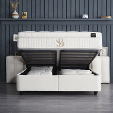 Afbeelding in Gallery-weergave laden, Floraya - Boxspring Perla Beige - met opbergruimte - 160/180 x 200cm

