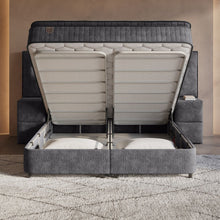 Afbeelding in Gallery-weergave laden, Floraya - Boxspring Cresta XL Antraciet - met opbergruimte - 160/180 x 200cm
