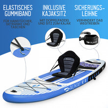 Afbeelding in Gallery-weergave laden, Supboard Pro - 320 cm - Diverse kleuren  - Incl kayak paddle + zitje
