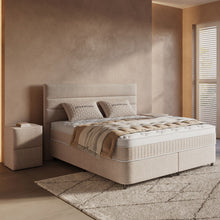 Afbeelding in Gallery-weergave laden, Floraya - Boxspring Horizon Beige - met opbergruimte - 140/160/180 x 200cm

