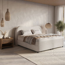 Afbeelding in Gallery-weergave laden, Floraya - Boxspring Arcus Off-White - met opbergruimte - 140/160/180 x 200cm
