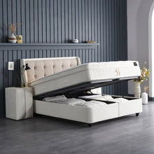 Afbeelding in Gallery-weergave laden, Floraya - Boxspring Perla Beige - met opbergruimte - 160/180 x 200cm
