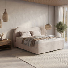 Afbeelding in Gallery-weergave laden, Floraya - Boxspring Arcus Beige - met opbergruimte - 140/160/180 x 200cm
