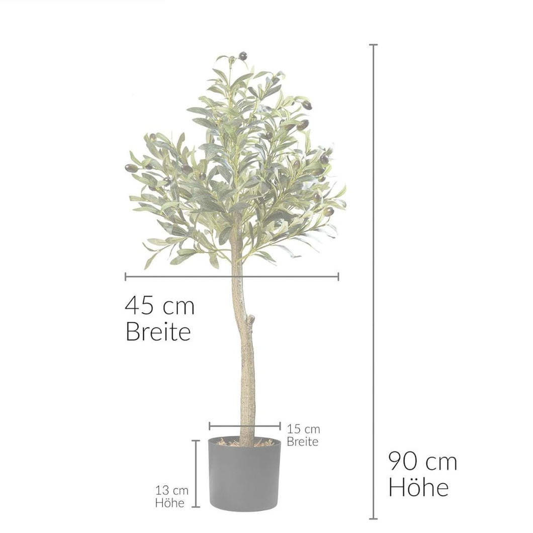 Kunstplant - Olijfboom - Olea europaea - verschillende afmetingen