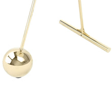 Afbeelding in Gallery-weergave laden, Floraya - Bijzettafel Pendulo - Zwart/Goud of Wit/Goud - 46x46x60 cm
