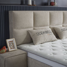 Afbeelding in Gallery-weergave laden, Floraya - Boxspring Ocean Beige - met opbergruimte - 160/180 x 200cm
