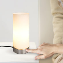 Afbeelding in Gallery-weergave laden, Dimbare tafellamp / nachtlamp - met touch sensor - 40W - wit melkglas
