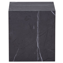 Afbeelding in Gallery-weergave laden, Floraya - Bijzettafel Cuboid - Marmerlook - diverse kleuren - 55x55x40 cm
