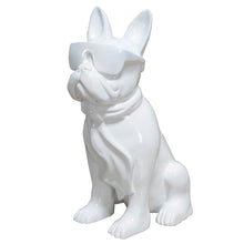 Afbeelding in Gallery-weergave laden, Floraya - Beeld Bulldog - Zwart of Wit - 19x27x37 cm (LxBxH)
