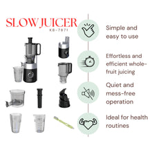 Afbeelding in Gallery-weergave laden, Floraya - Klausberg Slowjuicer - Sapcentrifuge - Zwart of grijs
