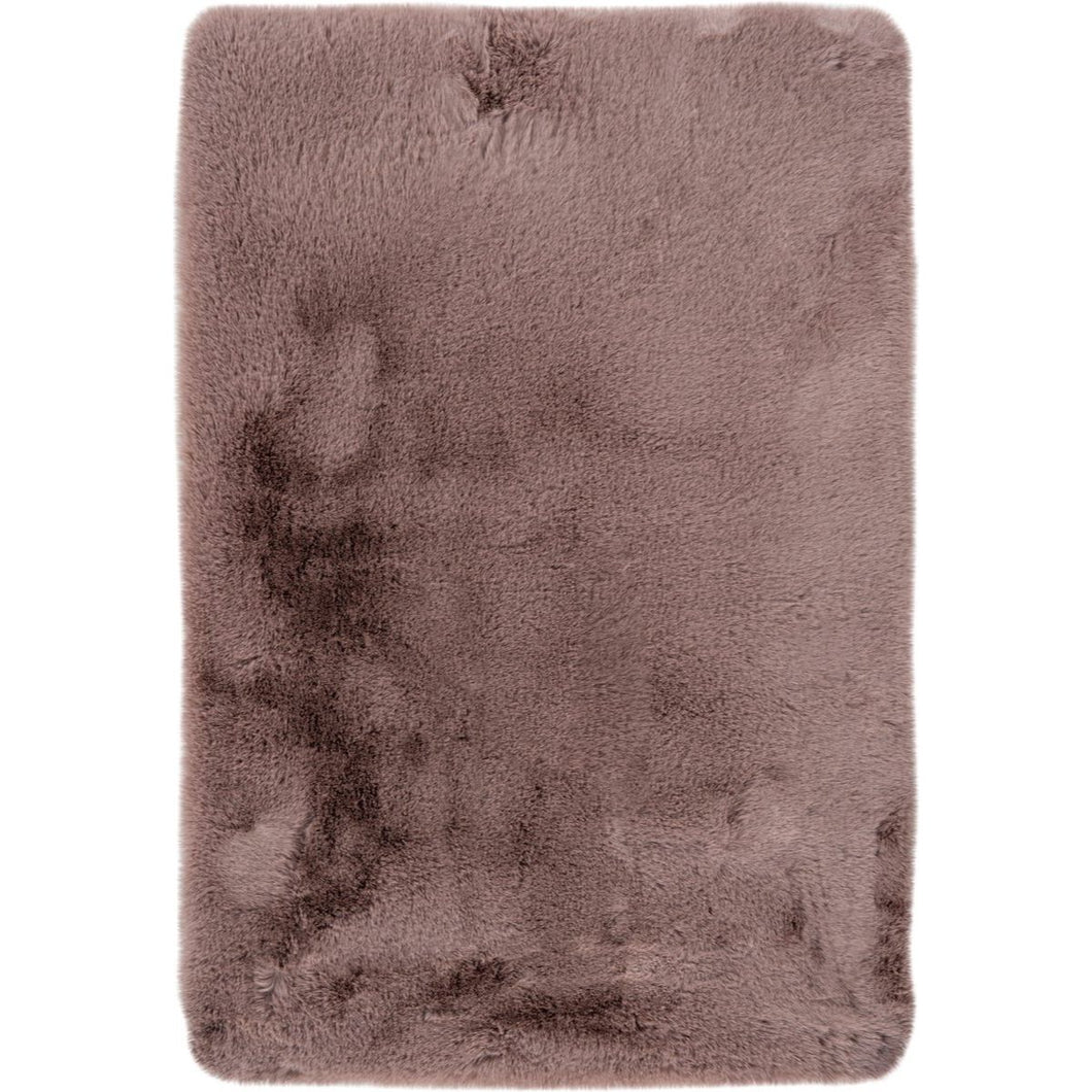 Floraya - Badmat Fluffy - Roze - Diverse afmetingen - 35mm dik - Hoogpolig