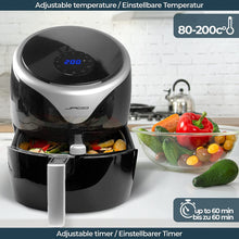 Afbeelding in Gallery-weergave laden, Airfryer 5,5L met 7 programma&#39;s - 1700W - LED Touch display
