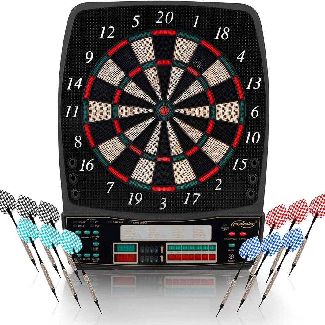Elektronische dartboard - Inclusief 12 dartpijlen en 100 puntjes