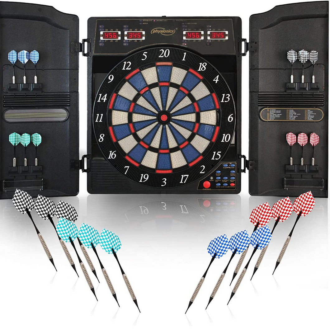 Elektronisch dartbord - Inclusief 12 dartpijlen en 100 puntjes