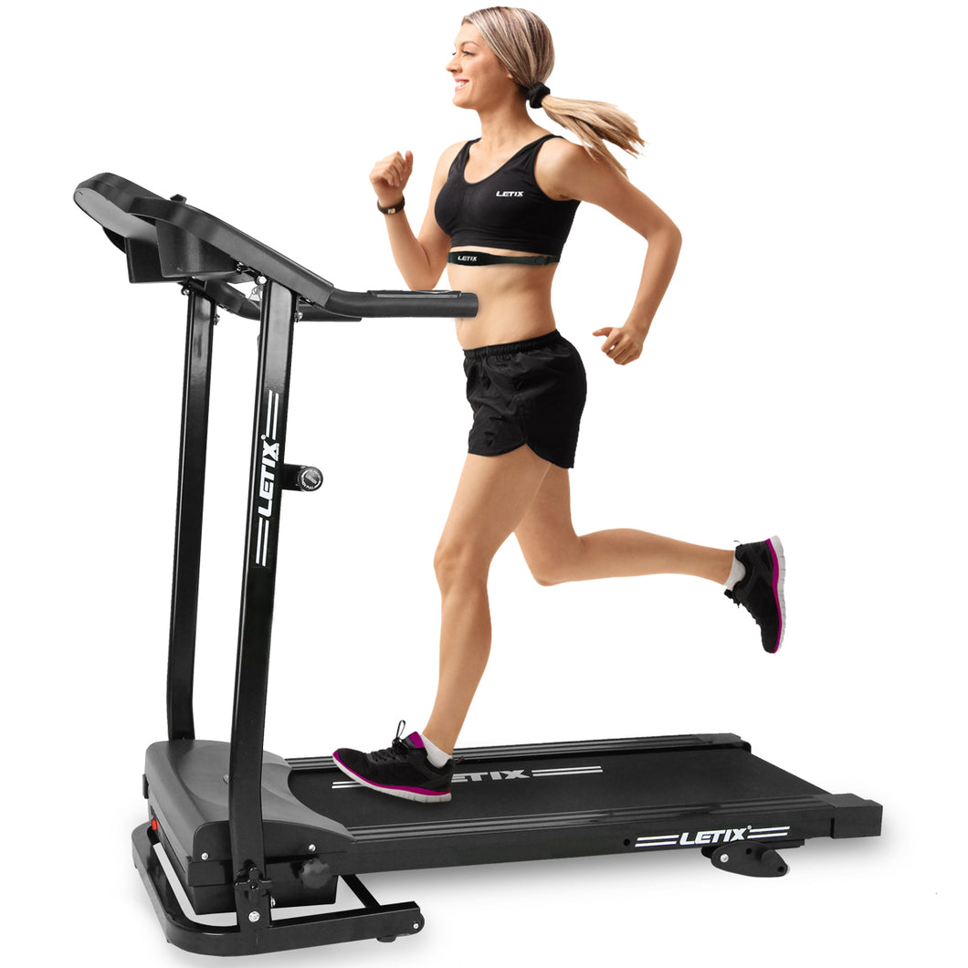 Floraya - Inklapbare Loopband - Zwart of Wit - Geschikt tot 120KG