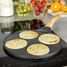 Afbeelding in Gallery-weergave laden, Floraya - Klausberg Smiley pannenkoekenpan - anti-aanbak - Zwart
