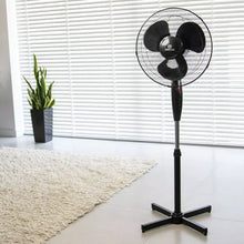 Afbeelding in Gallery-weergave laden, Floraya - Staande ventilator - Zwart - Hoogte 100-120cm hoog - 3 standen
